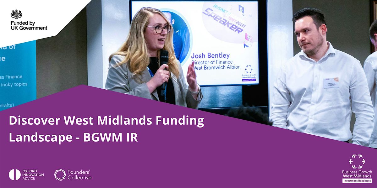 Discover West Midlands Funding Landscape - BGWM IR