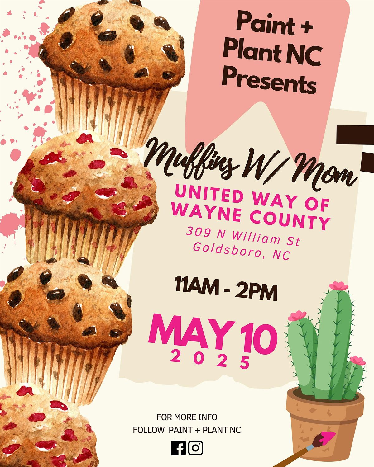 Paint + Plant presents: Muffins W\/ Mom