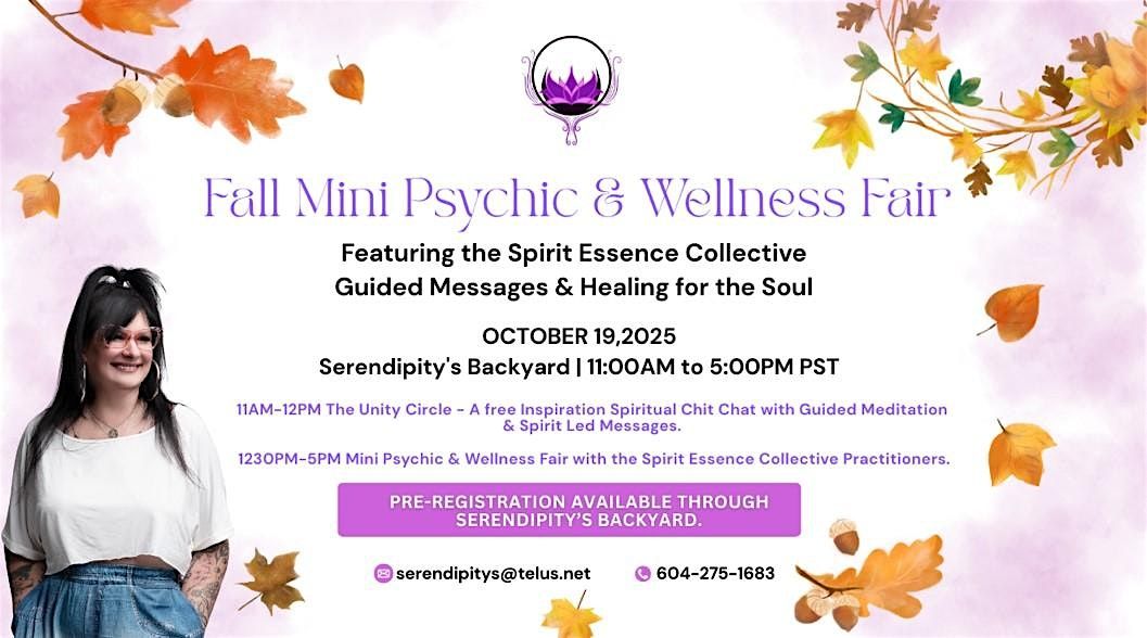 Fall Mini Psychic & Wellness Fair
