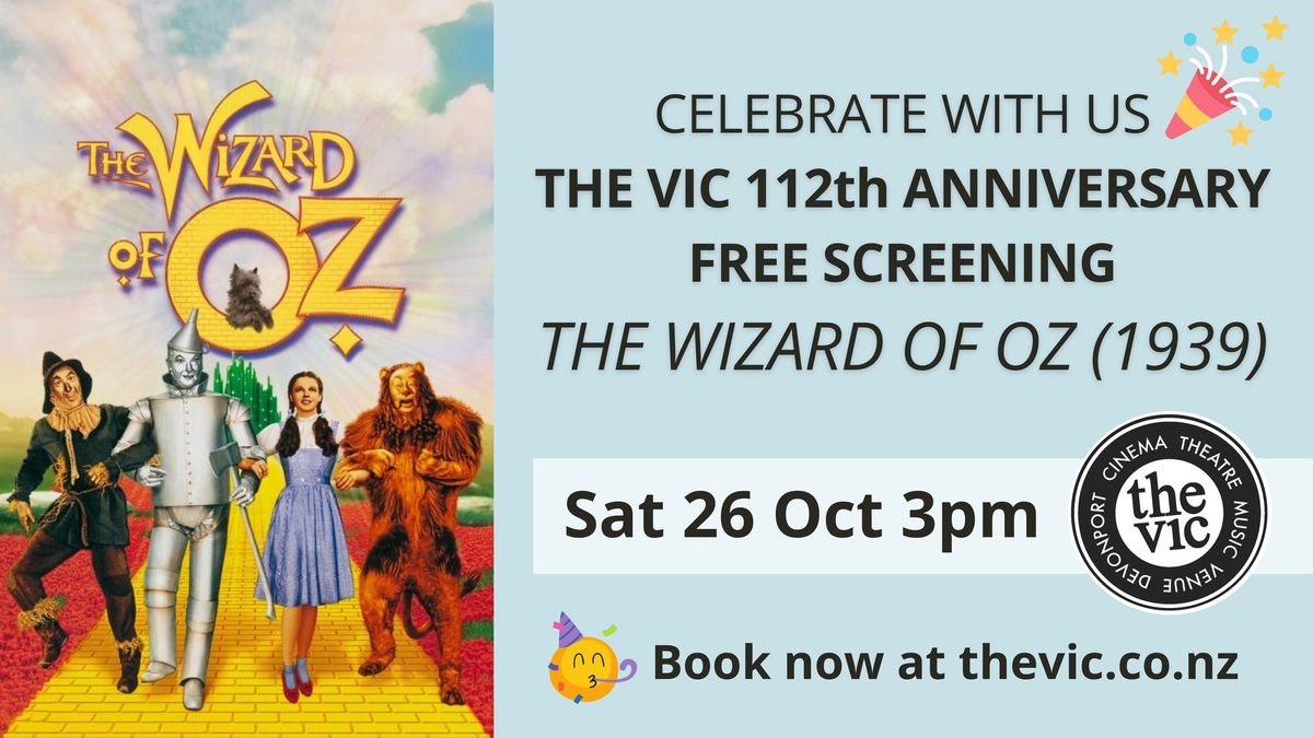 The Vic 112th Anniversary - Free Screening