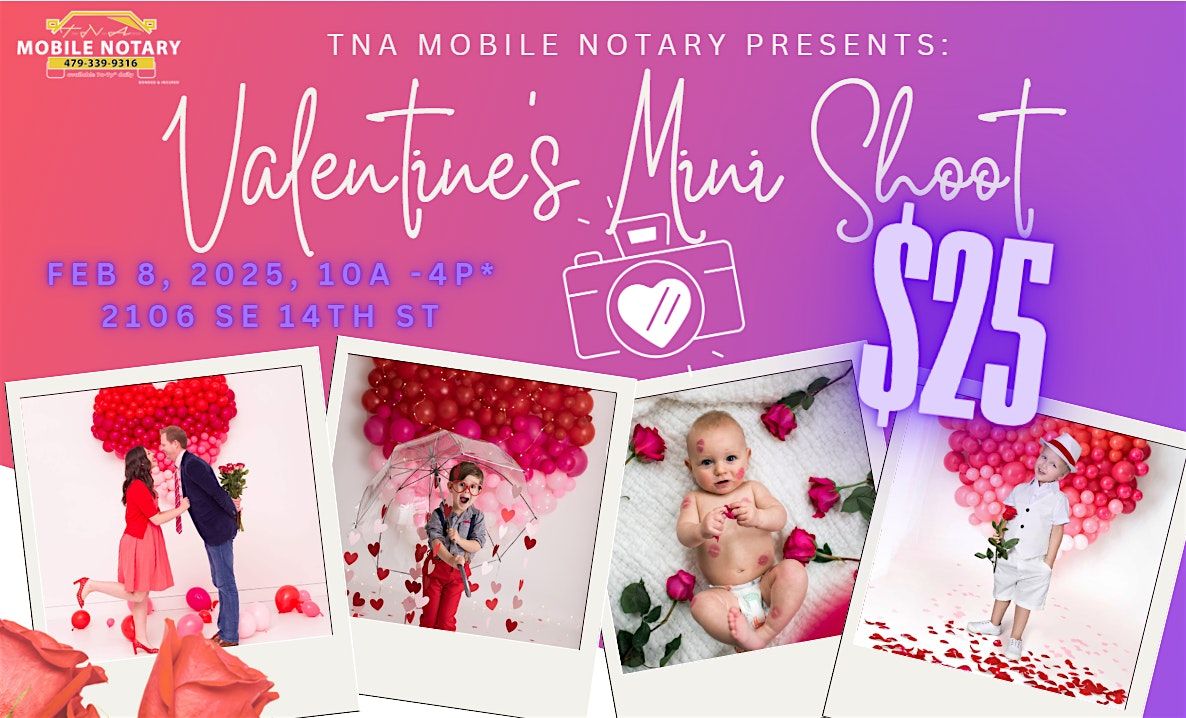 Valentines Mini Photo Sessions