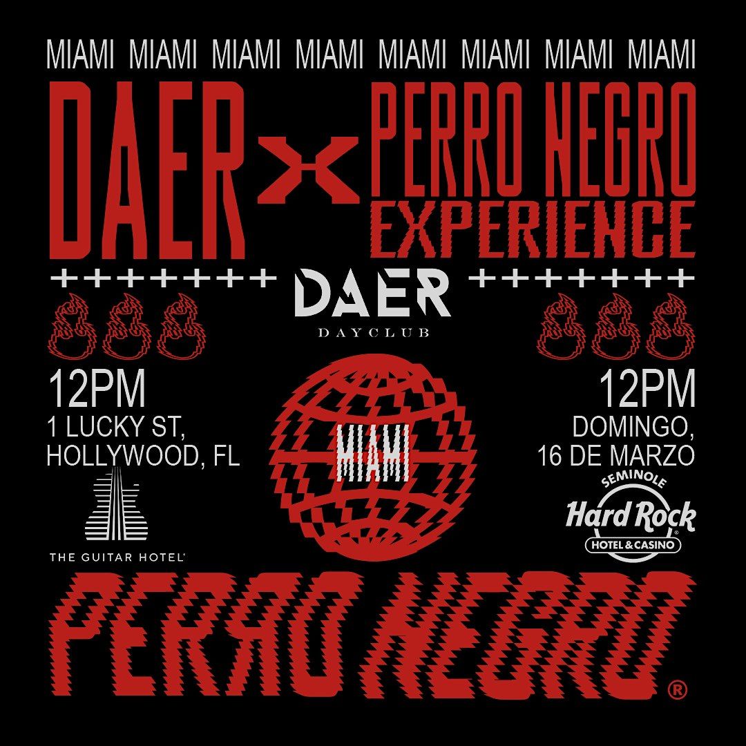 Perro Negro Pool Party | DAER Dayclub