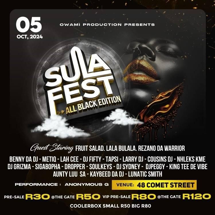 SULA FEST (All Black Edition)