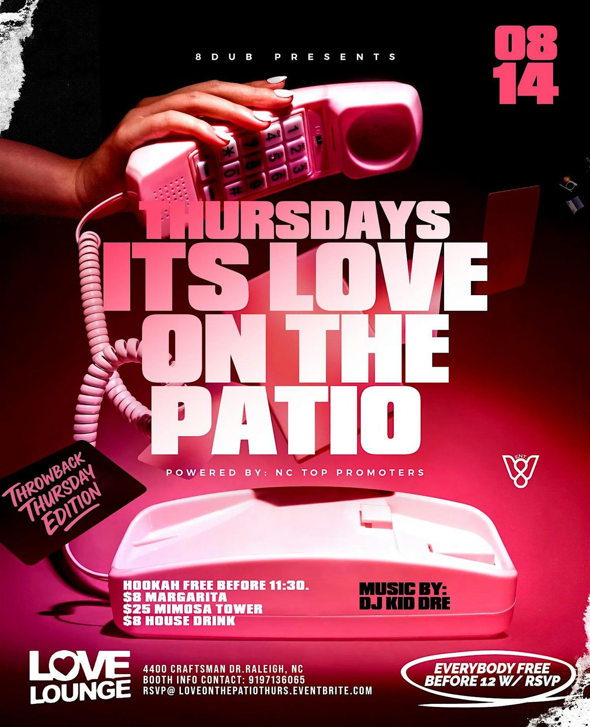THURSDAYS ITS LOVE ON THE PATIO