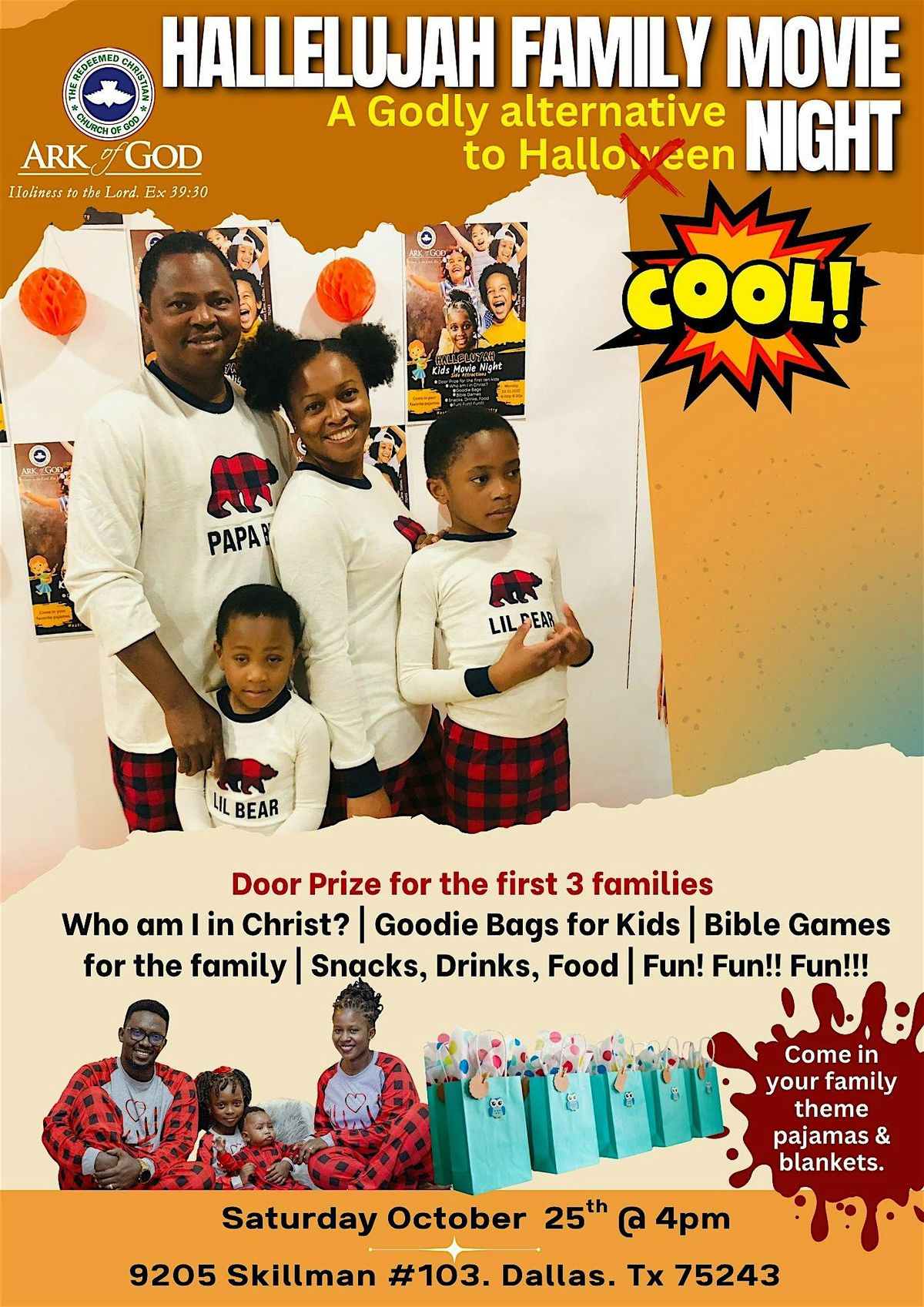 HALLELUJAH FAMILY MOVIE NIGHT