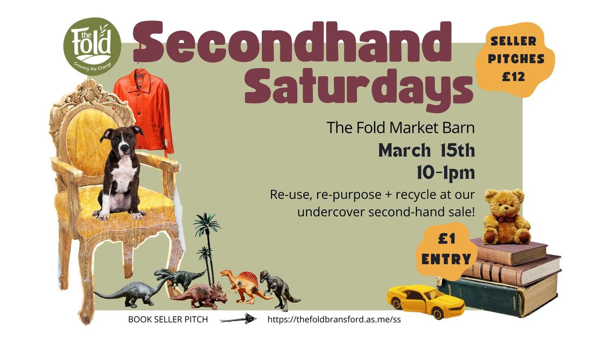 Second-hand Saturday at The Fold