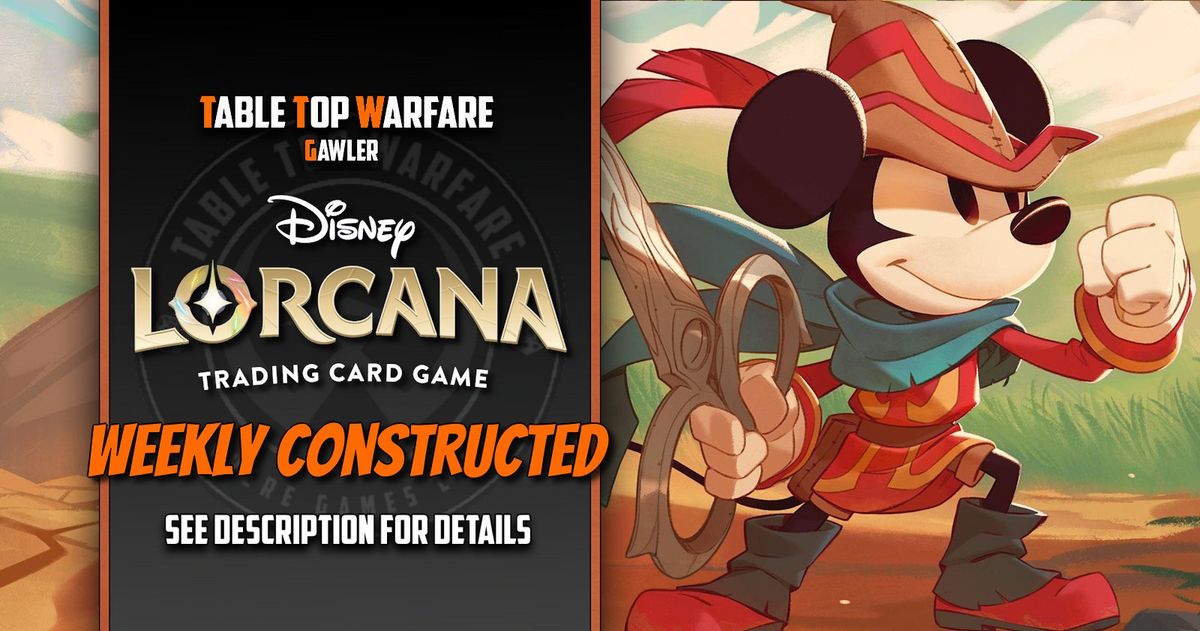 [GAWLER] Disney Lorcana Weekly Constructed Tournament