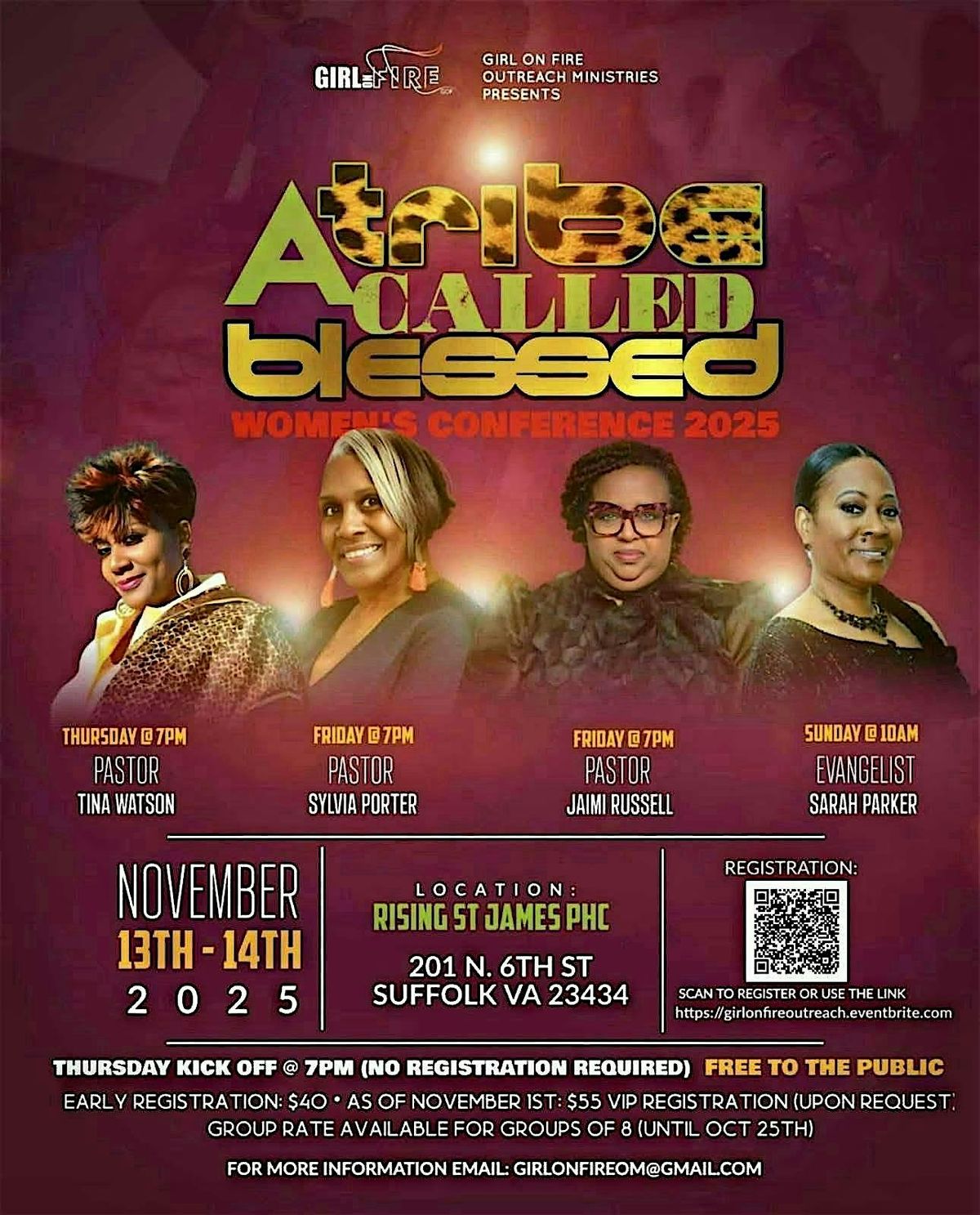 2025 Girl On Fire Outreach Ministries Conference