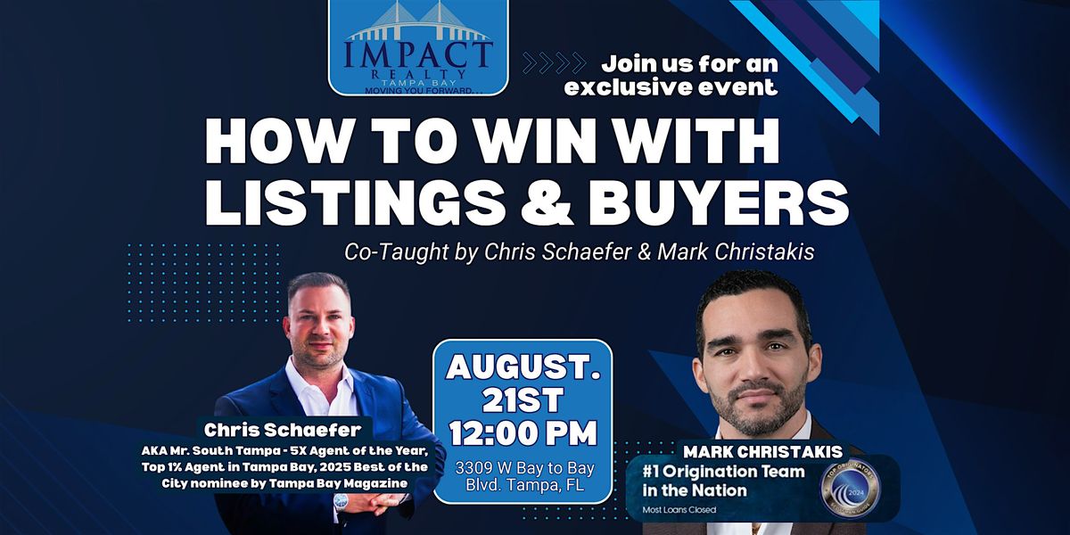 How to Win with Listings & Buyers w\/ Mark Christakis & Chris Schaeffer