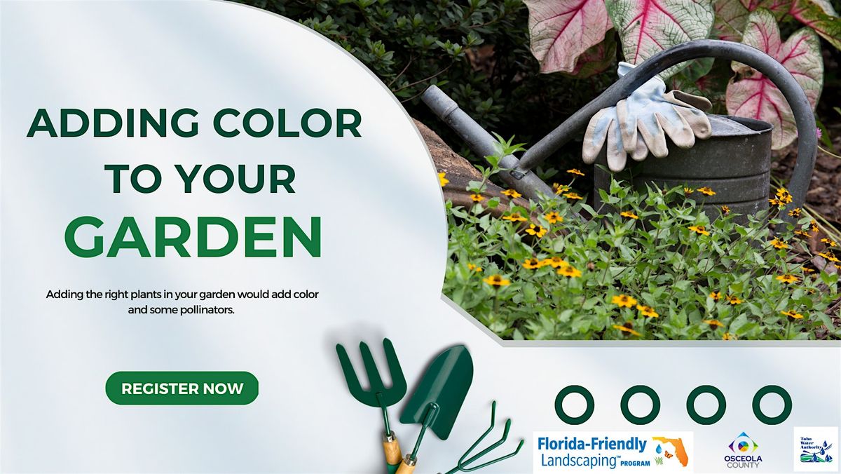 Adding Color to your Garden - Thursday, October 9, 2:00 pm