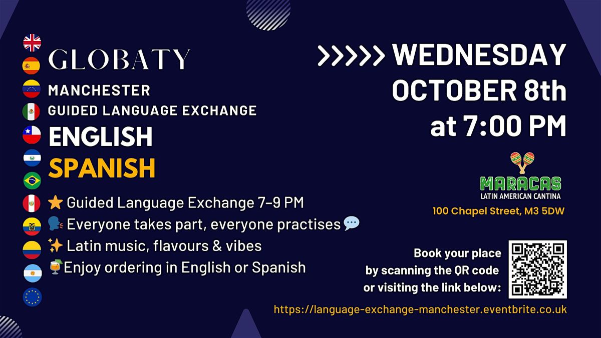 Manchester Guided English \u2013 Spanish Language Exchange