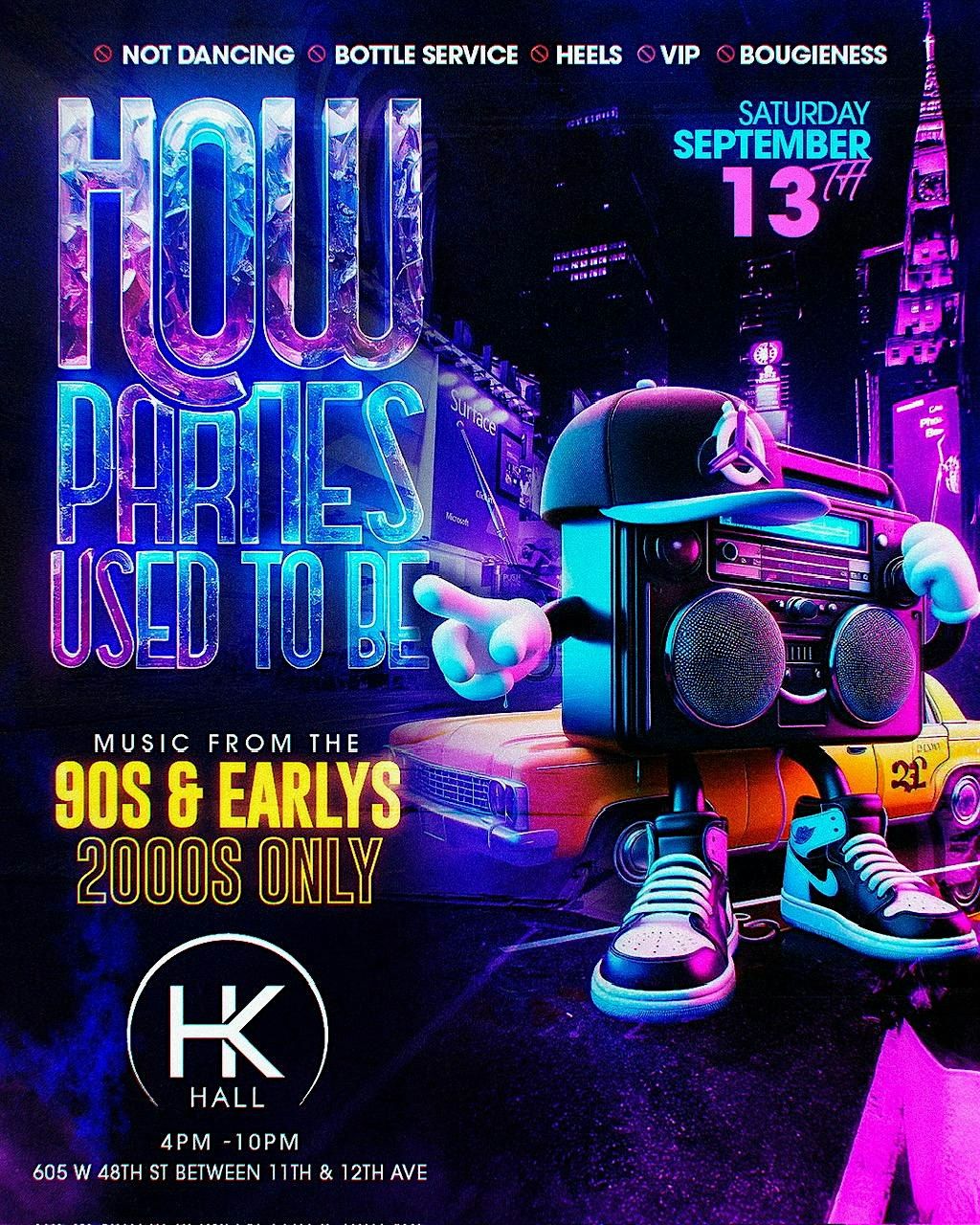How Parties Used To Be #NYC #DayParty