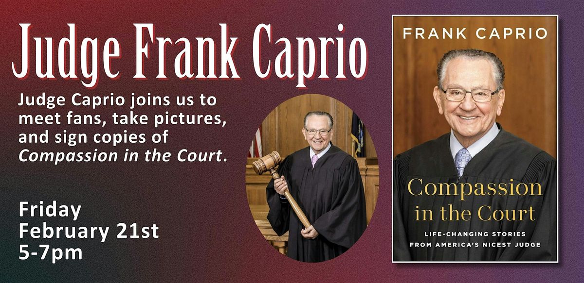 Meet-and-Greet with Judge Frank Caprio