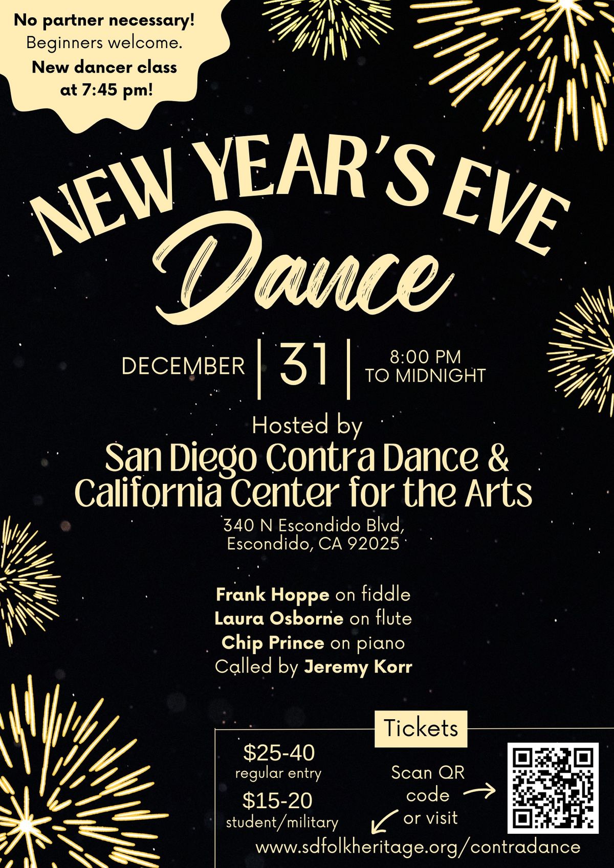 New Year's Eve Contra Dance