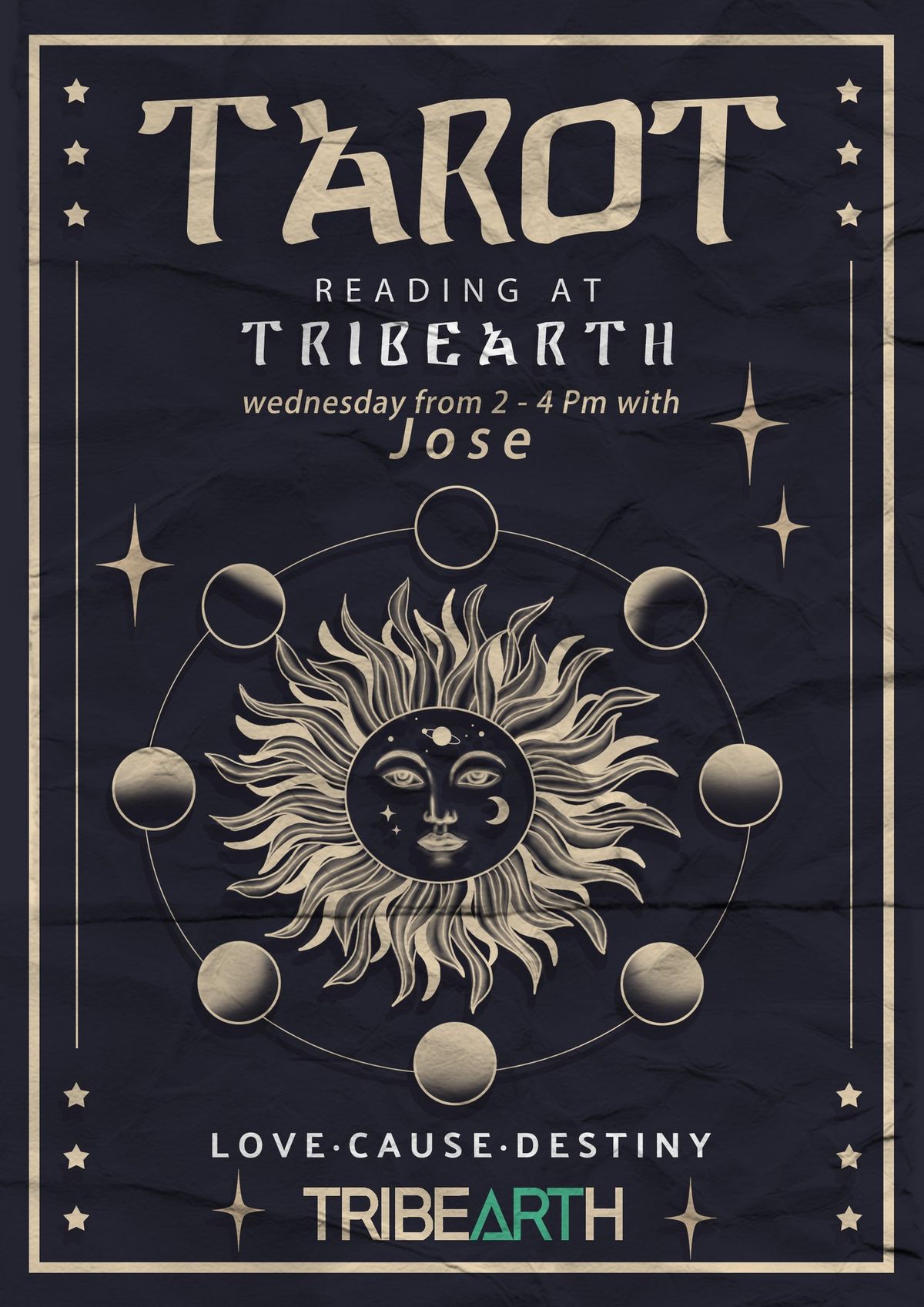 Free Tarot Reading at Tribearth Every Wednesday and Saturday