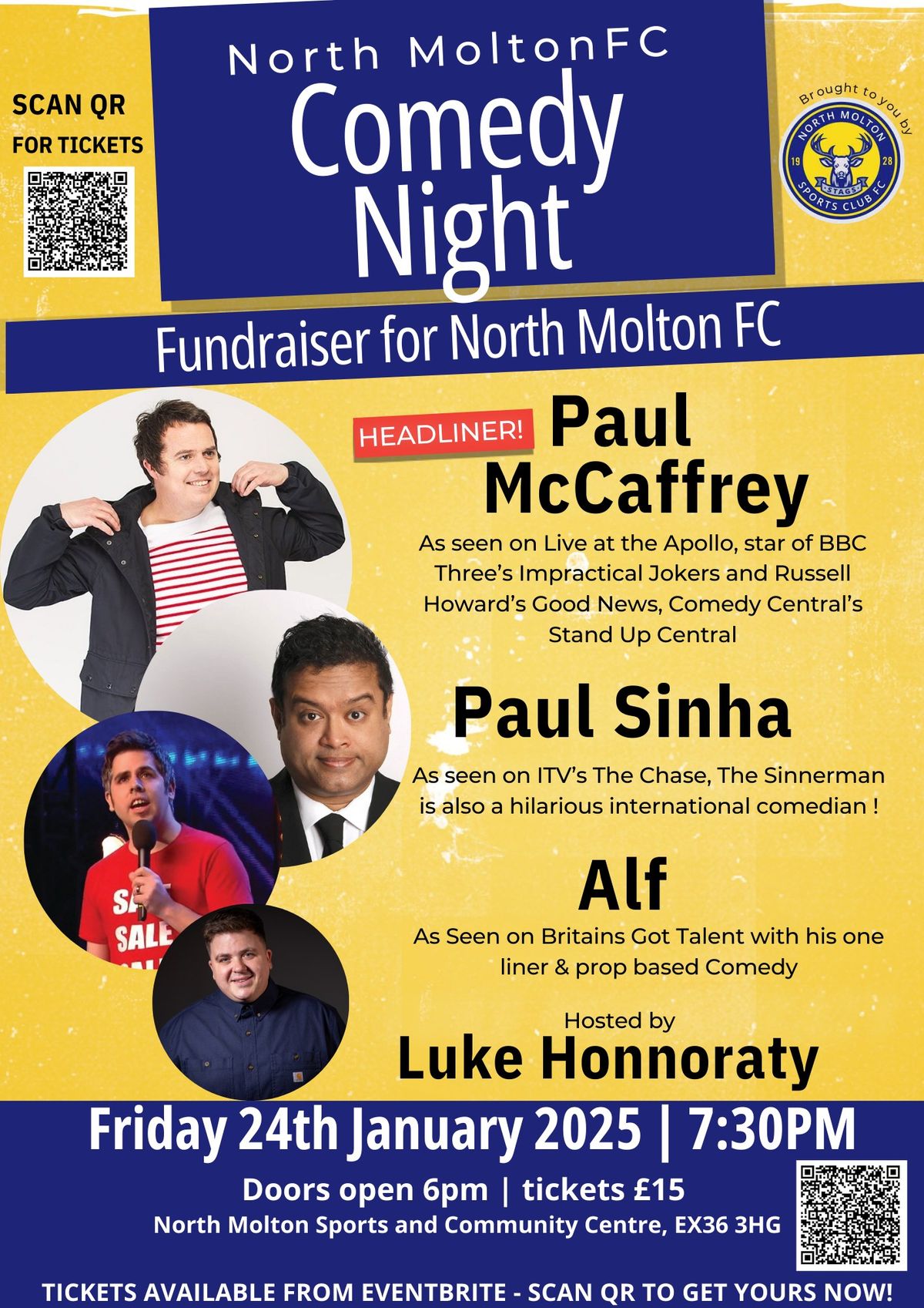 North Molton Live Comedy Night!