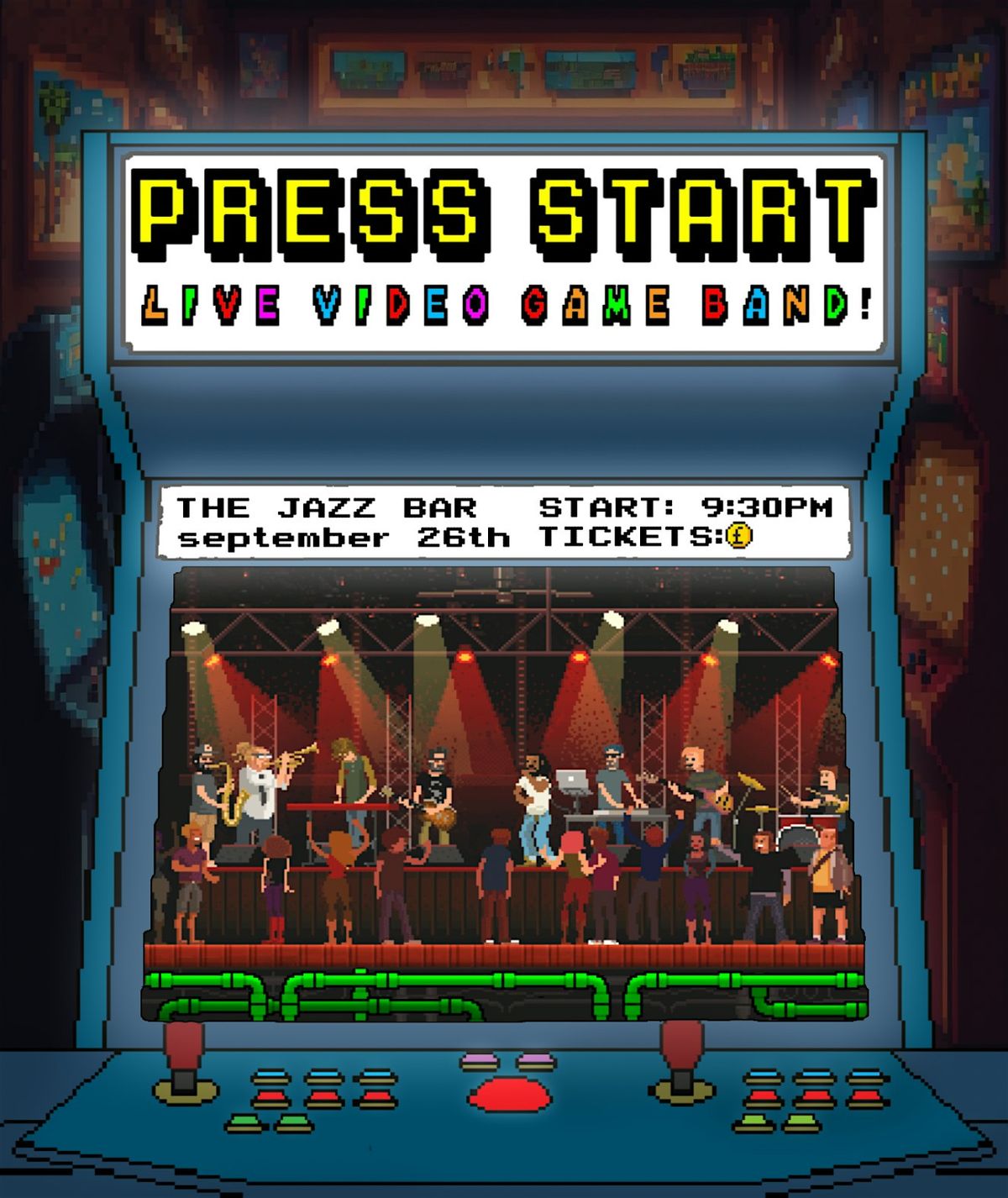 Press Start! A live music gaming experience![Jazz Fusion - Videogame Music]