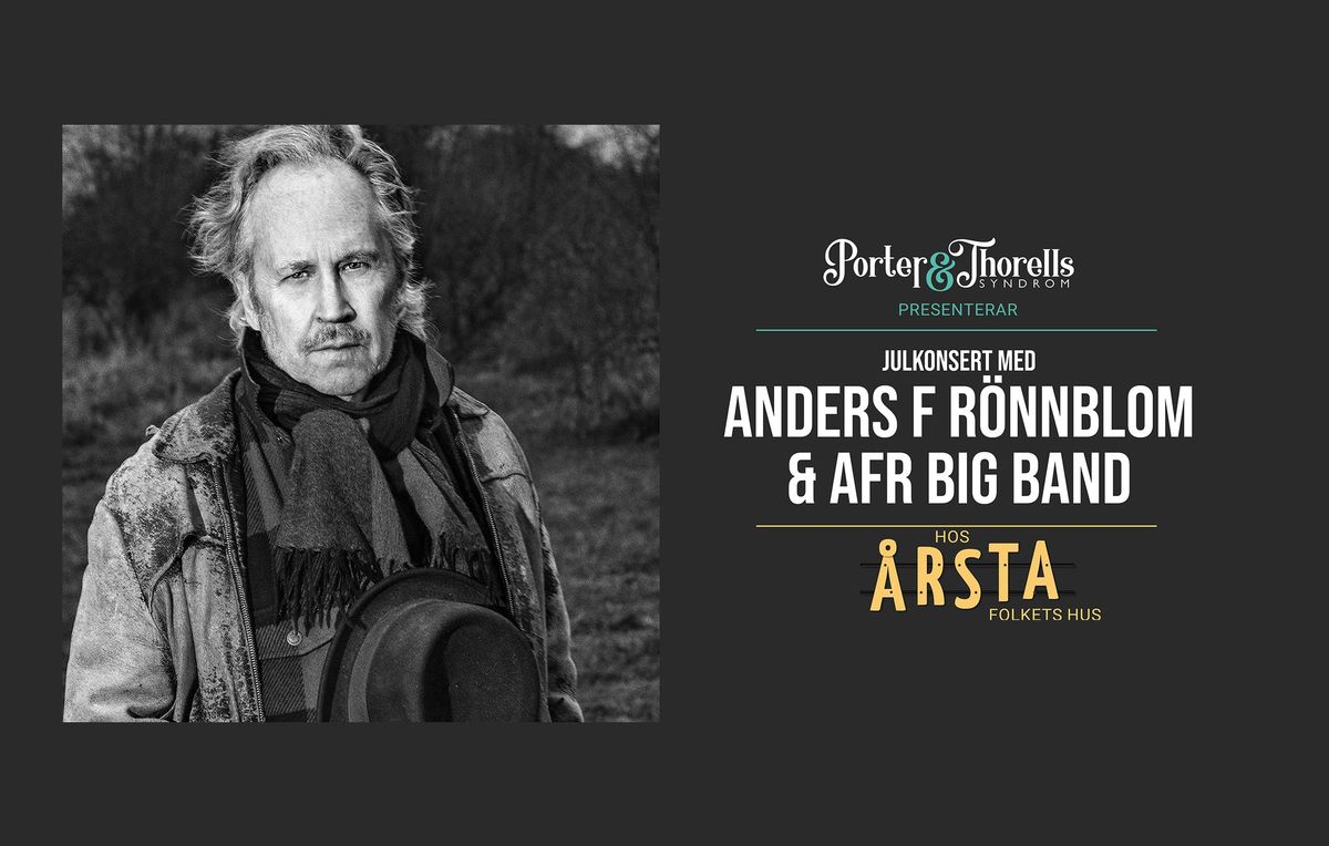 JULKONSERT med ANDERS F R\u00d6NNBLOM & AFR BIG BAND