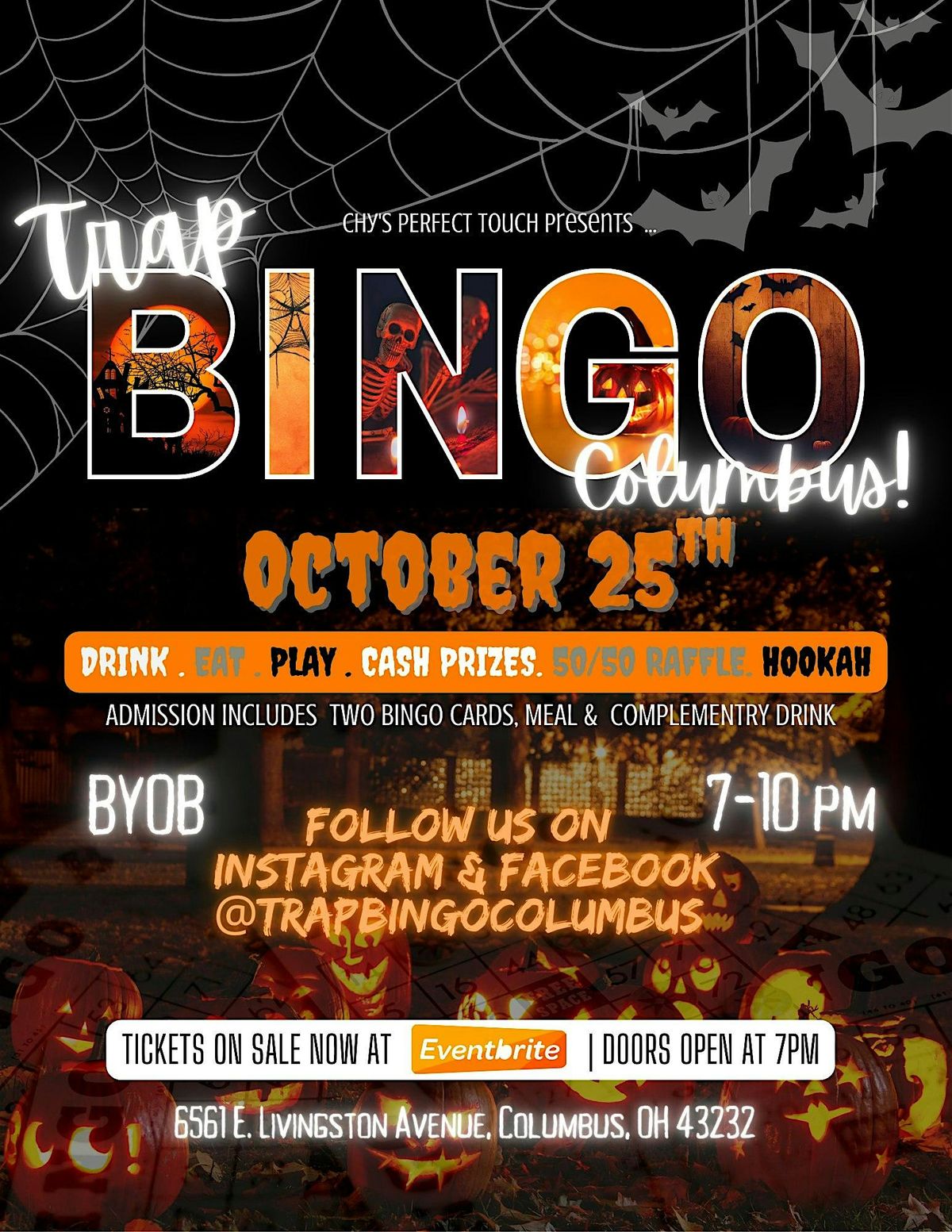 Trap Bingo Columbus! Halloween Edition