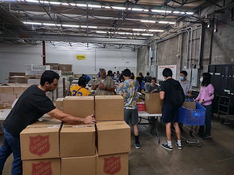 Food Box Packing For Seniors In Need