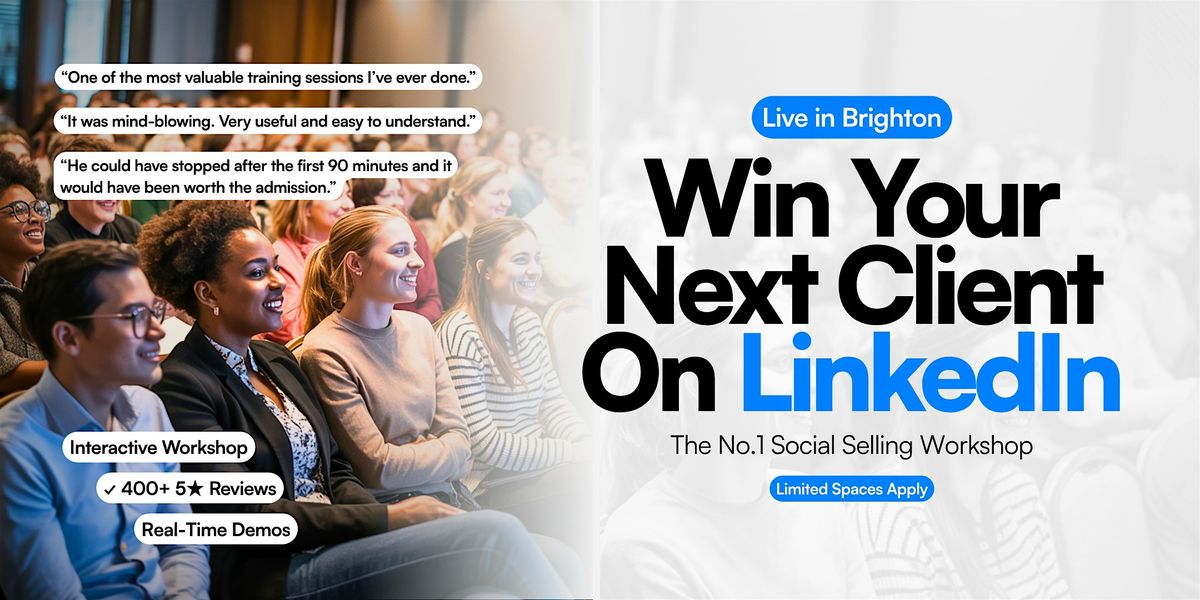 WIN Your Next Client on LinkedIn - BRIGHTON