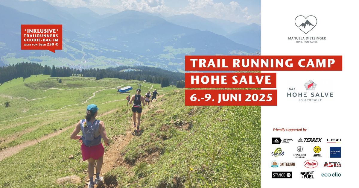 TRAILRUNNING CAMP im Das Sportresort Hohe Salve 4*S || 6.-9. Juni 2025 PFINGSTEN