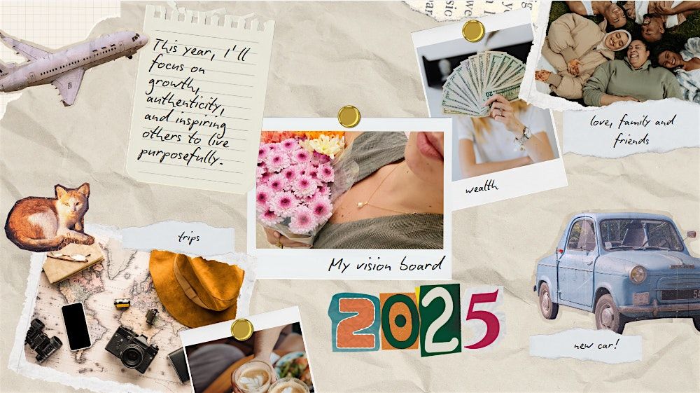 2025 Financial Vision Board Social