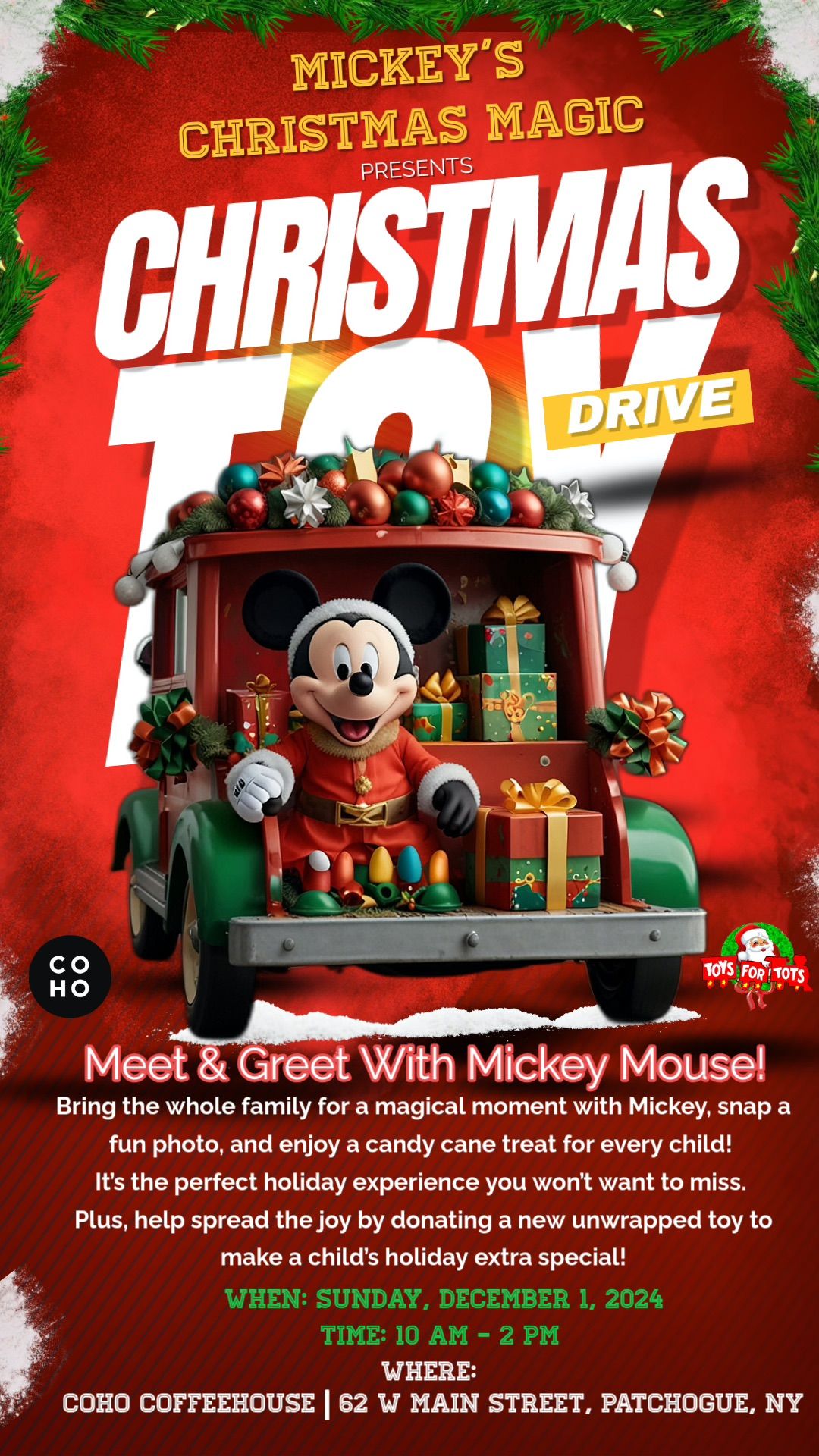 Mickey\u2019s Christmas Toy Drive!