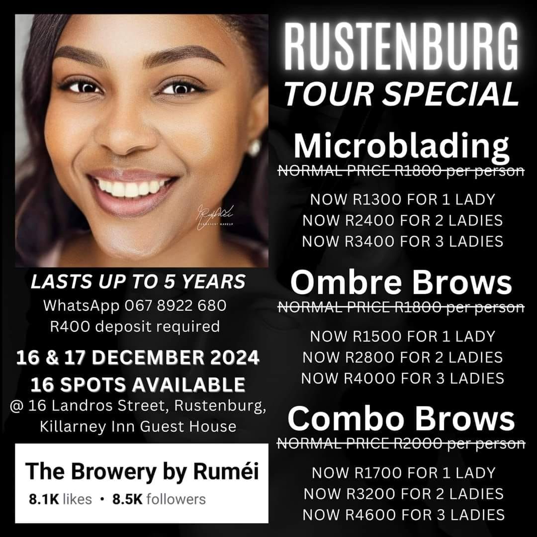 The Browery by Rum\u00e9i's Rustenburg Tour