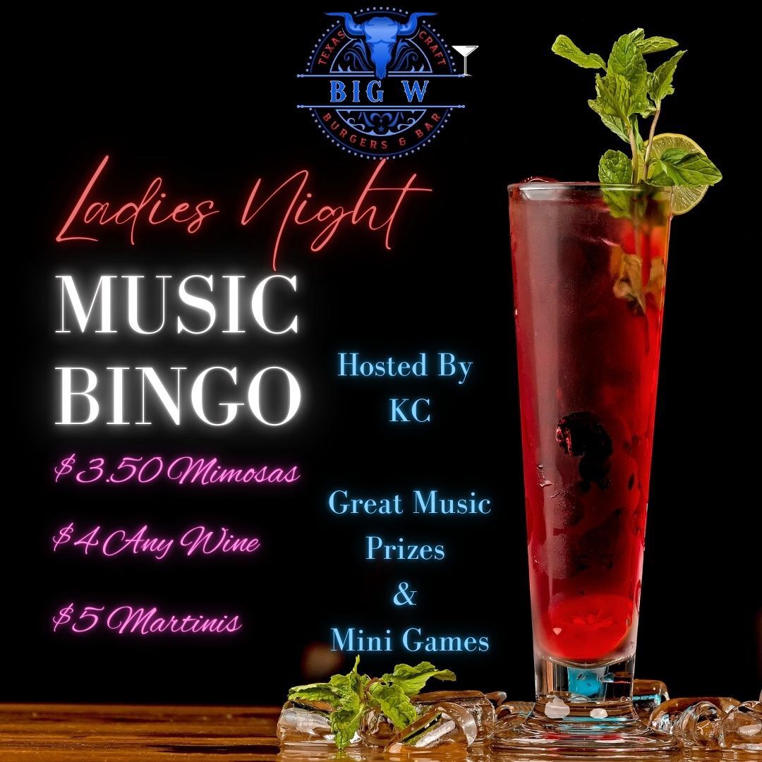 Ladies Night Music Bingo 