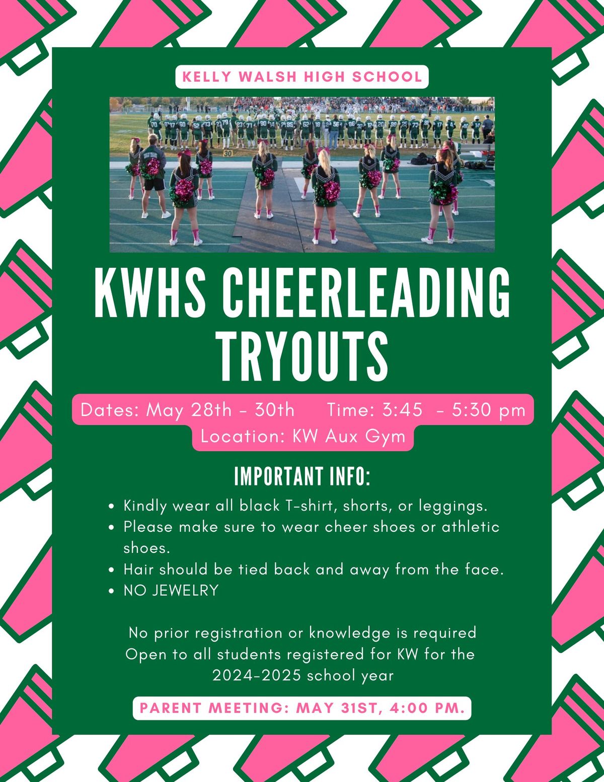 KW Cheer Team Tryouts