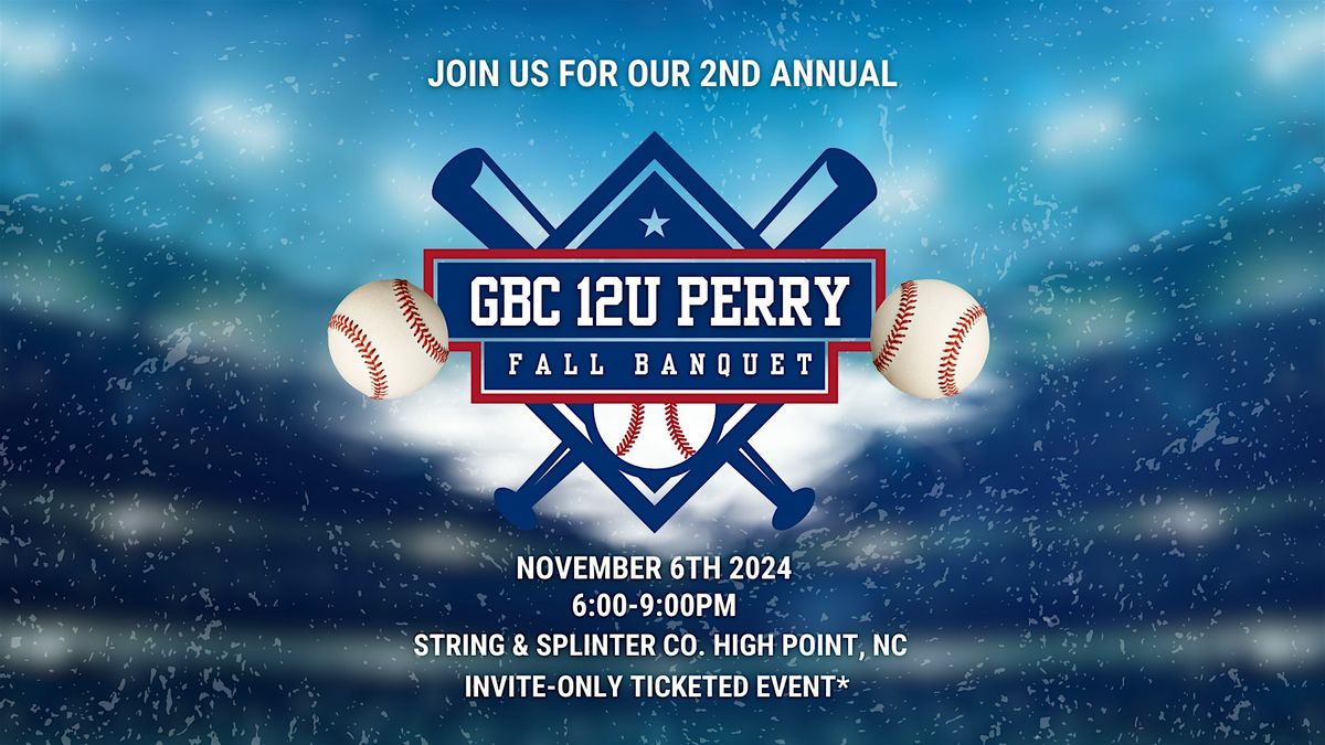 GBC 12U Fall Banquet 2024