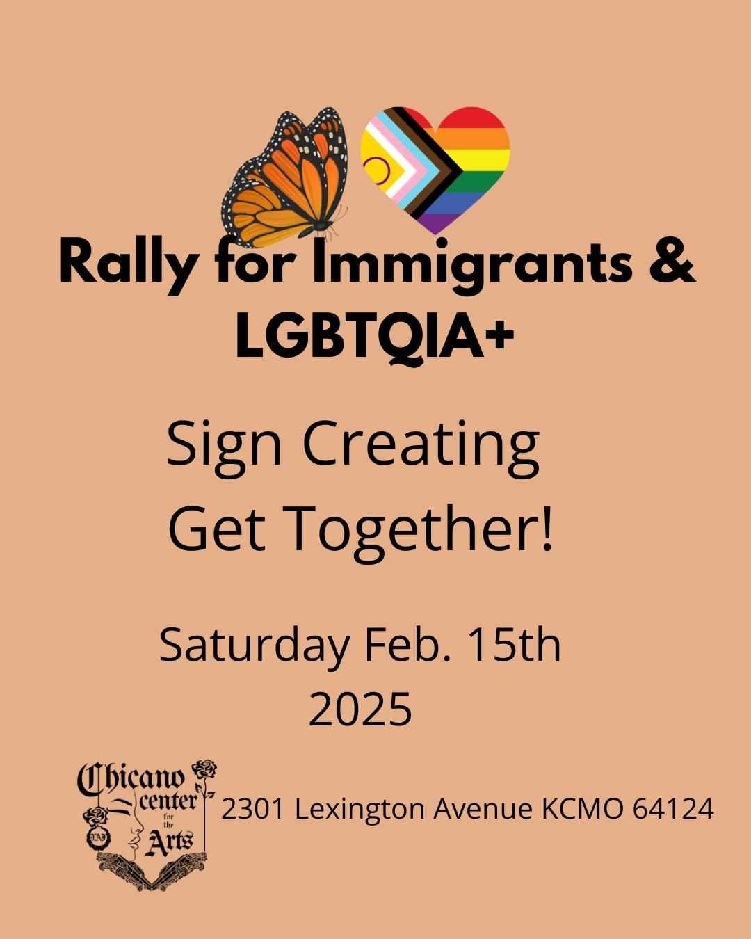 Immigrant+LGBTQIA+ Rally Sign Creation Get Together