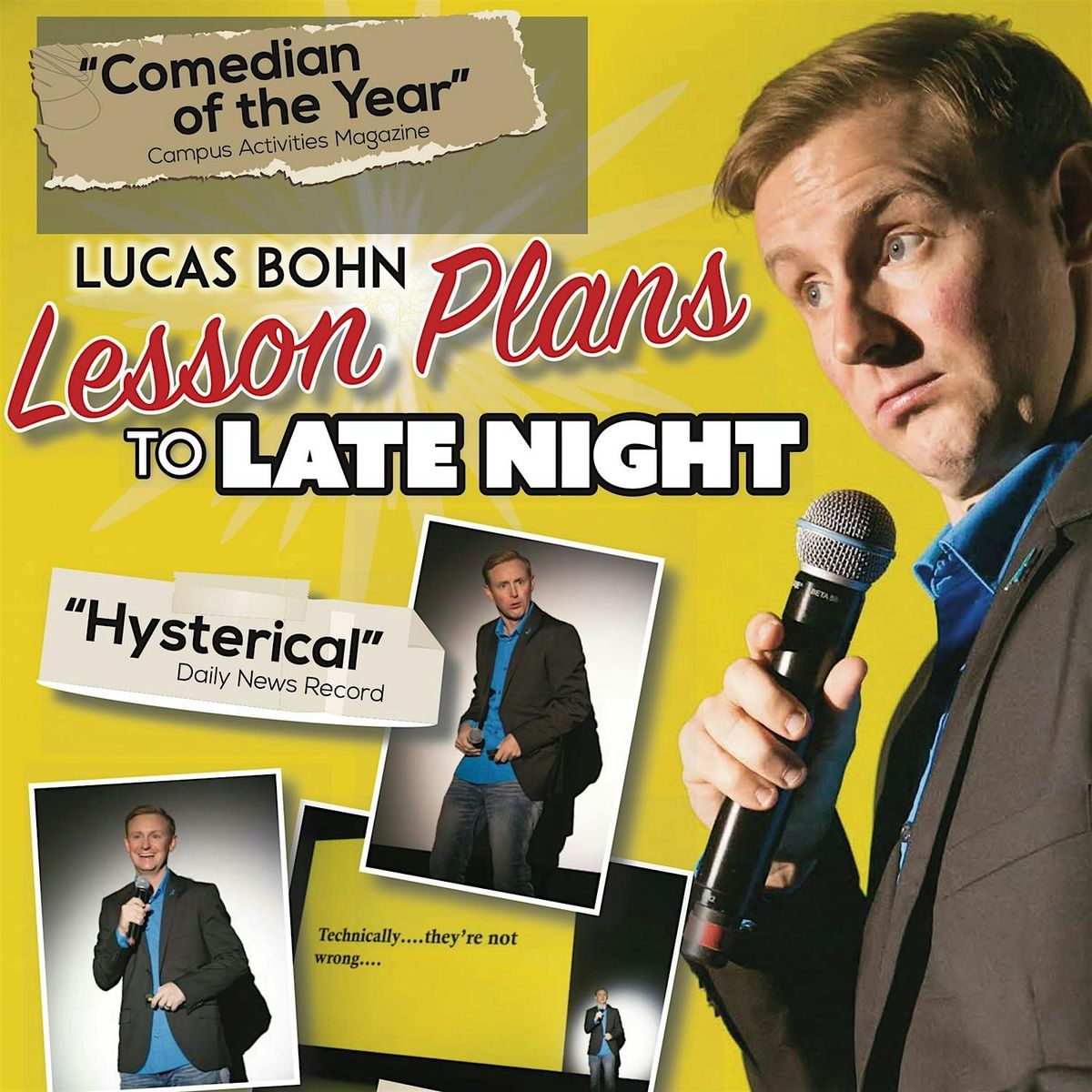 Comedian Lucas Bohn Live at The Astra presented by WRZR 94.5