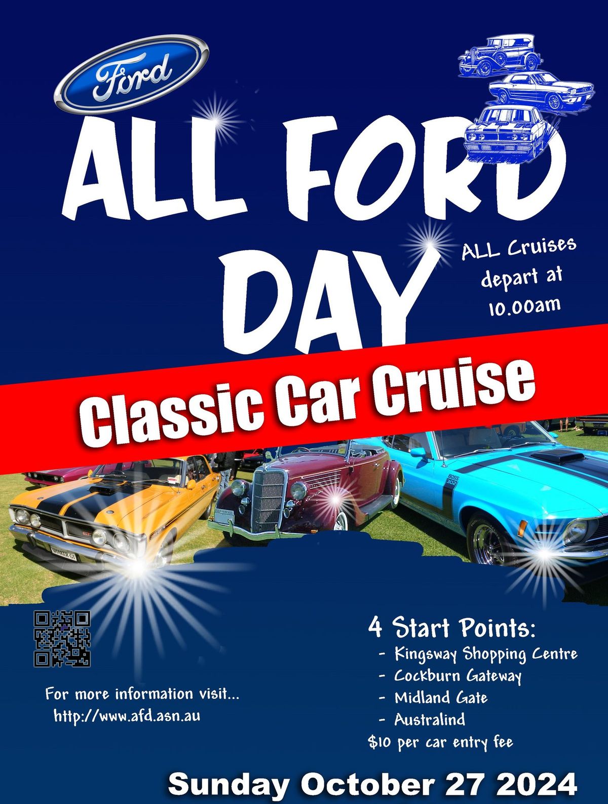 All Ford Day Cruise WA 2024