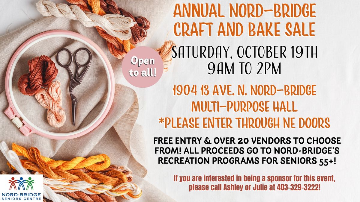 Nord-Bridge Fall Craft & Bake Sale! 