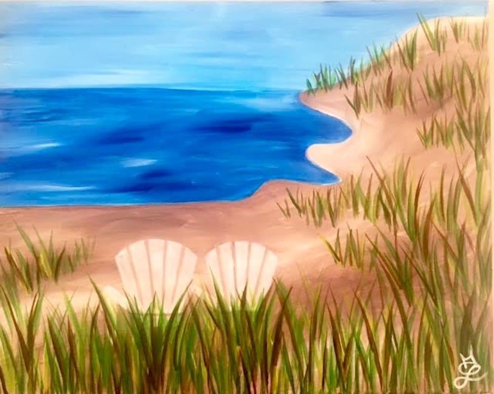 Summer by the Lake | Paint and Sip | 1\/2 off Bottles of Wine 