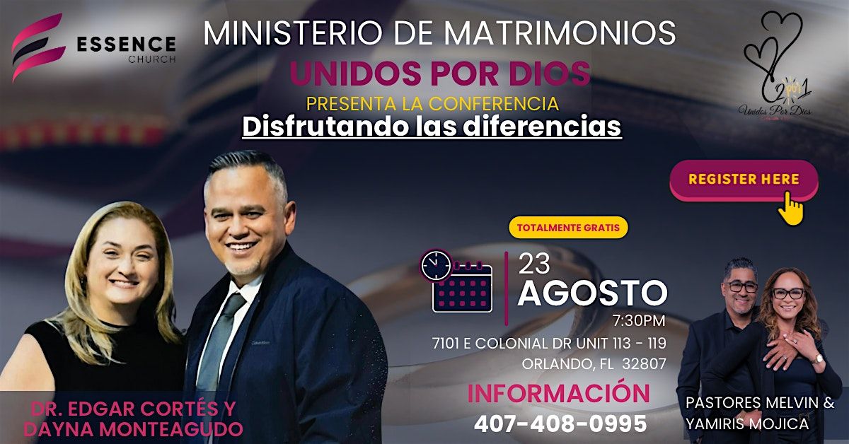 Disfrutando las Diferencias \u2013 Conferencia para Matrimonios