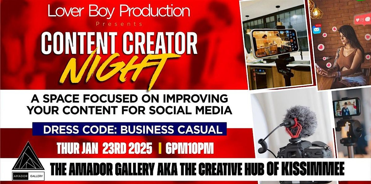 Content Creator Night