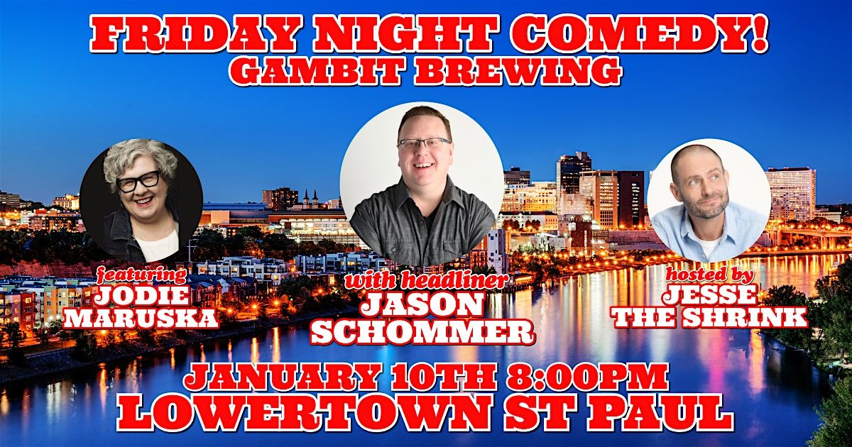 Friday Night Comedy! at Gambit Brewing in Lowertown St Paul