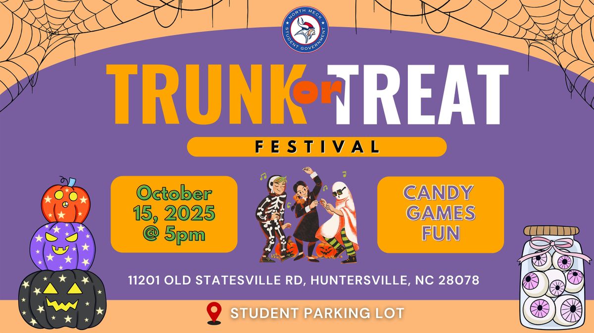 FREE: Trunk or Treat Festival 2025 at North Meck HS