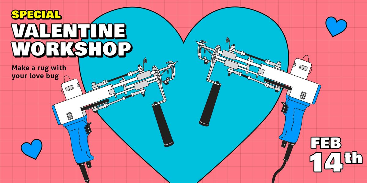 Valentine's Day Rug Making Beginner Workshop: Feb 14th