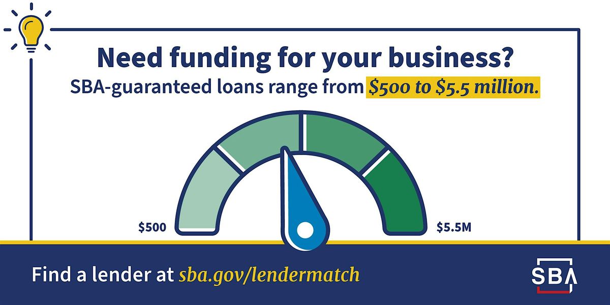 SBA Lender Matchmaking Event - Pursue Funding to Start\/Grow YOUR Business