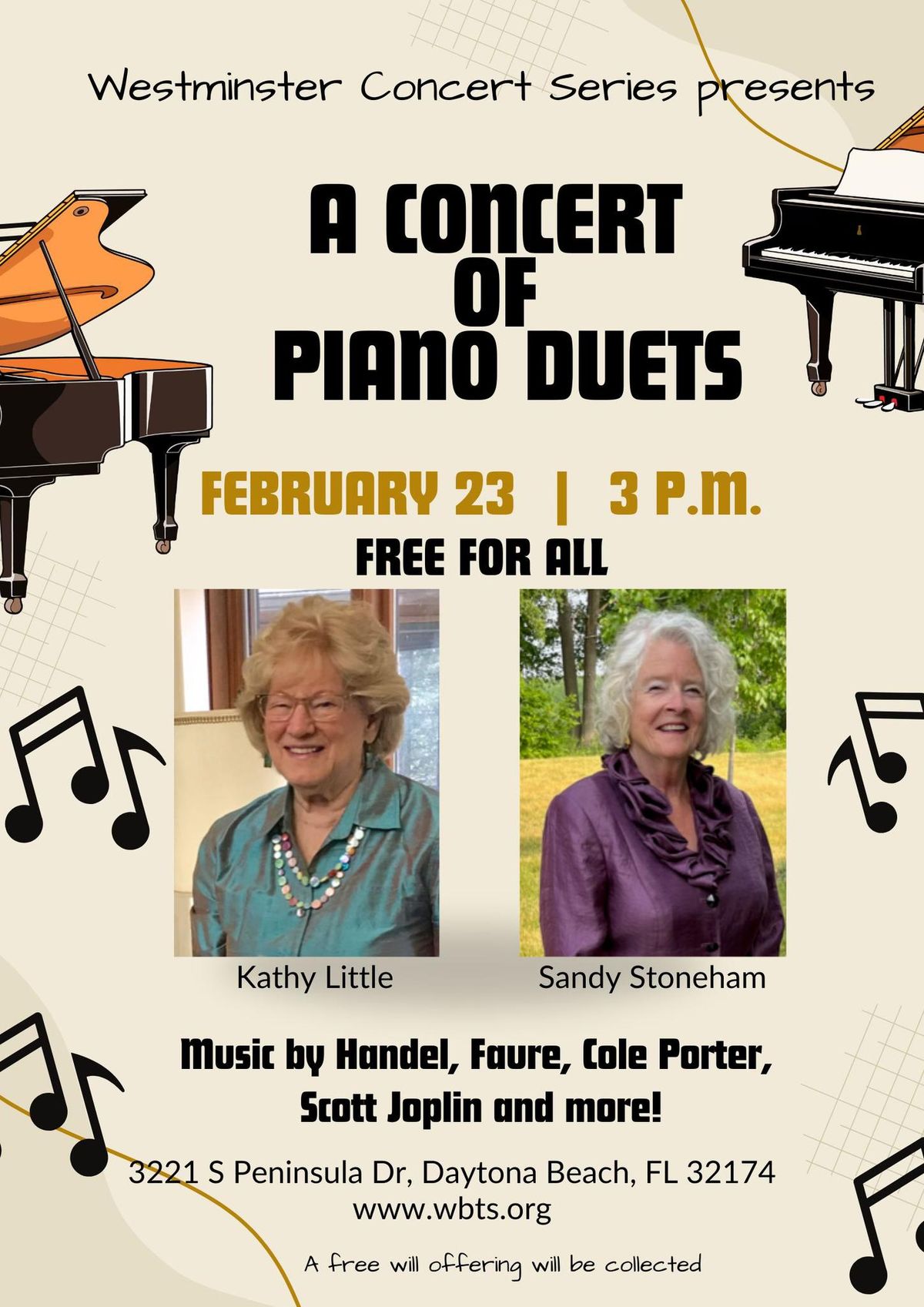 Westminster Concert Series: A Concert of Piano Duets