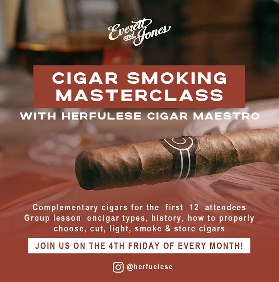 Hot August Nights: Cigars & Culture Masterclass at Q's Lounge
