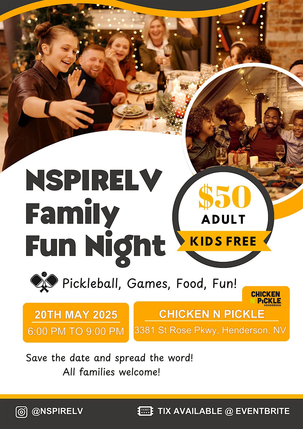 NSPIRELV Family Fun Night