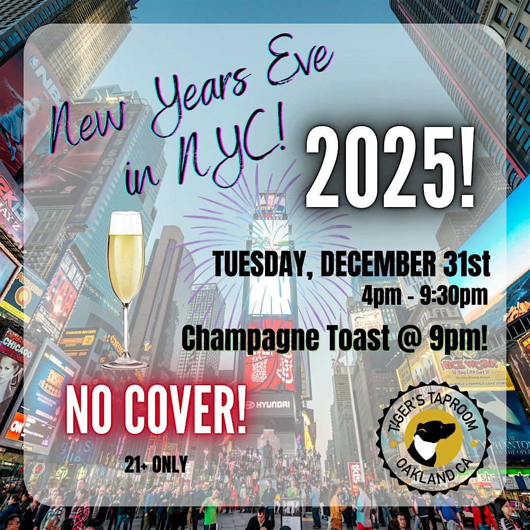 New Year\u2019s Eve in NYC at Tiger\u2019s Taproom! \ufe0f