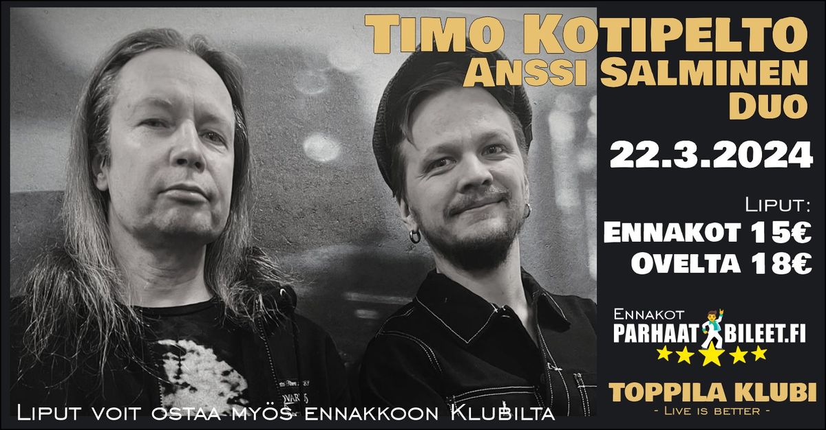 Timo Kotipelto & Anssi Salminen Klubilla