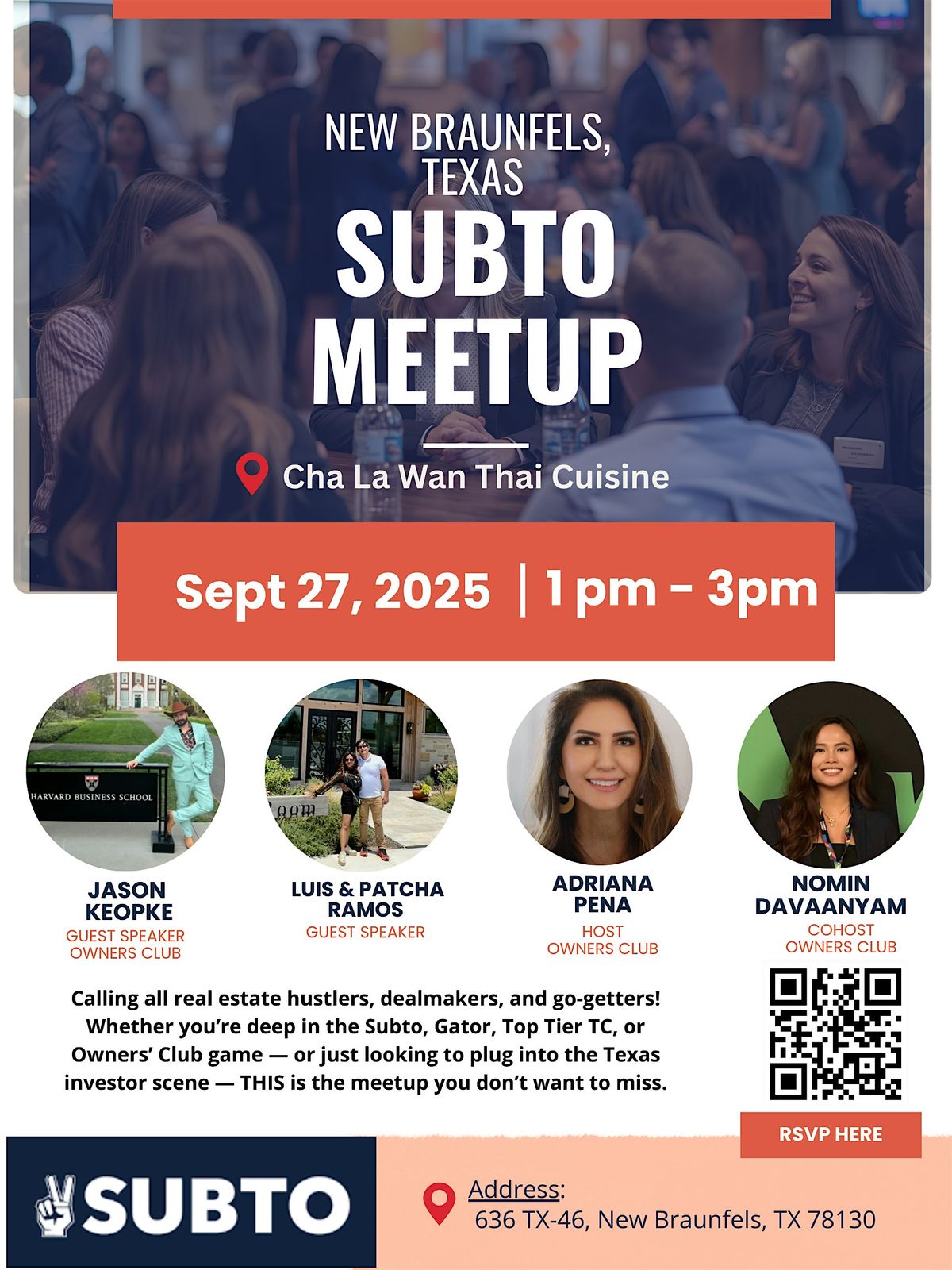 SUBTO MEETUP - CREATIVE REAL ESTATE EVENT