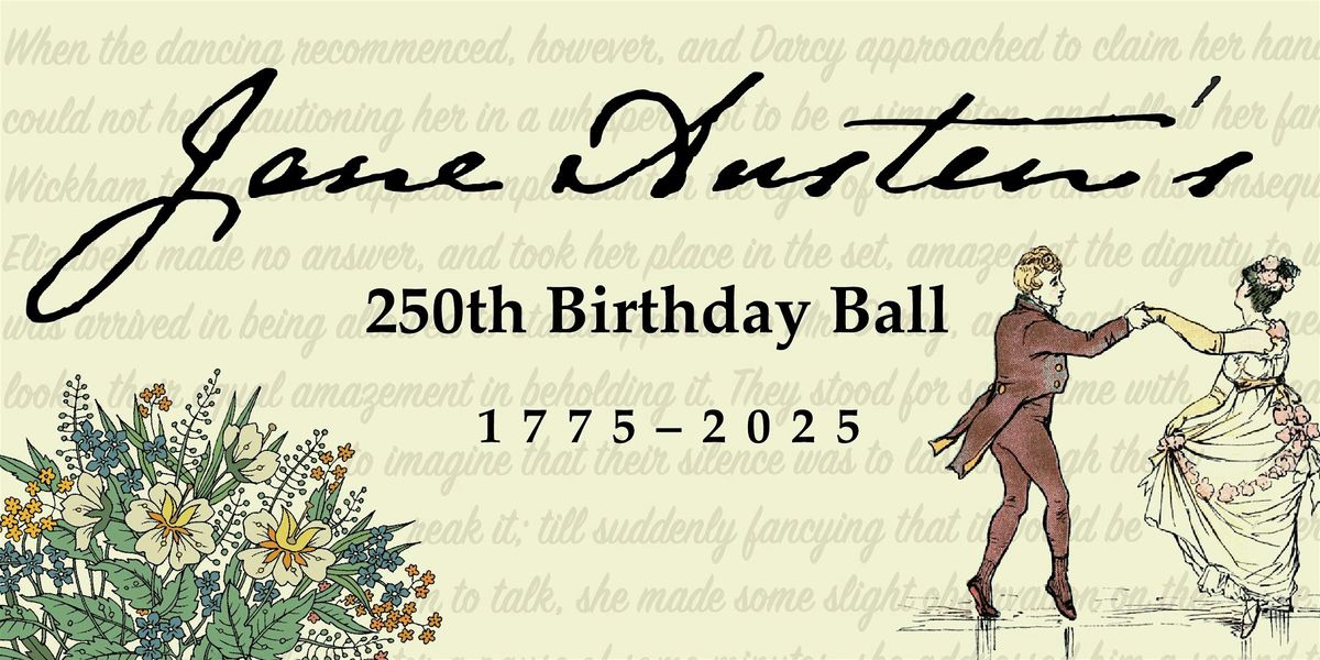 Jane Austen's 250th Birthday Ball